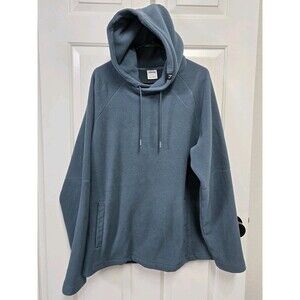 Gymshark Sweater Men’s Large Blue Long Sleeve Fleece Hoodie Pullover Workout